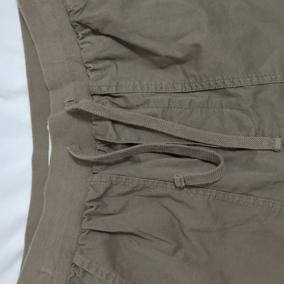 Madewell Twill Drawstring Jogger Pants, Color Distant Surplus Size XXS - Picture 4 of 16